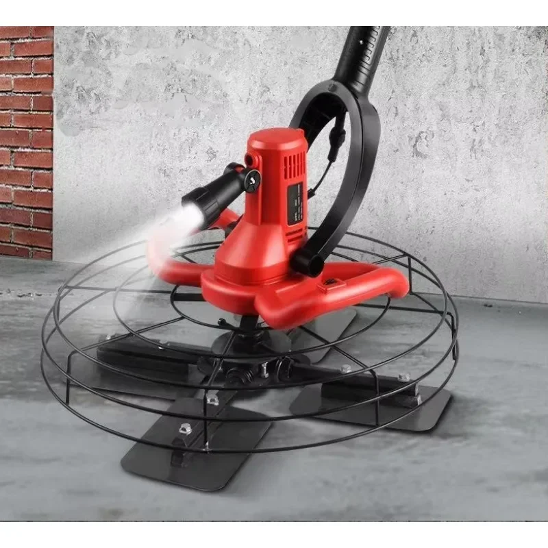 Portable hand-held electric automatic plaster for cement wall finishing and rendering work