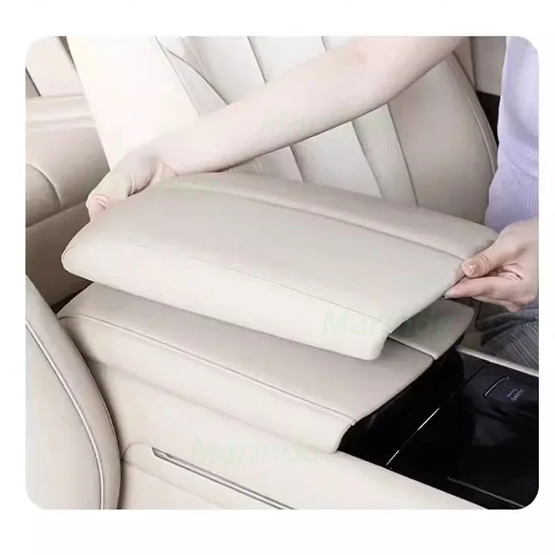 Car Armrest Box Protective Cover for AITO M7 2024 Center Console Armrest Panel Pad Protective ABS Cover Interior Accessories