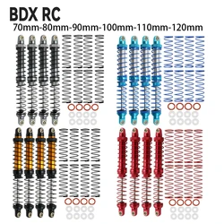 Metal 70mm 80mm 90mm 100mm 110mm 120mm amortecedor de óleo para 1/10 rc rastreador carro axial scx10 axial axi03007 rbx10 d90 trx4