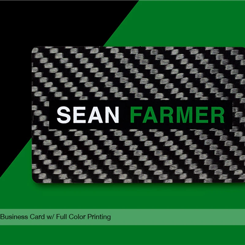 Carbon fiber business card customization Metal card design and production Gift card customization