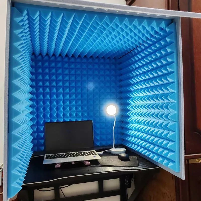 Sound-absorbing recording foldable removable live streaming host sound insulation cover home desktop noise reduction room mixing