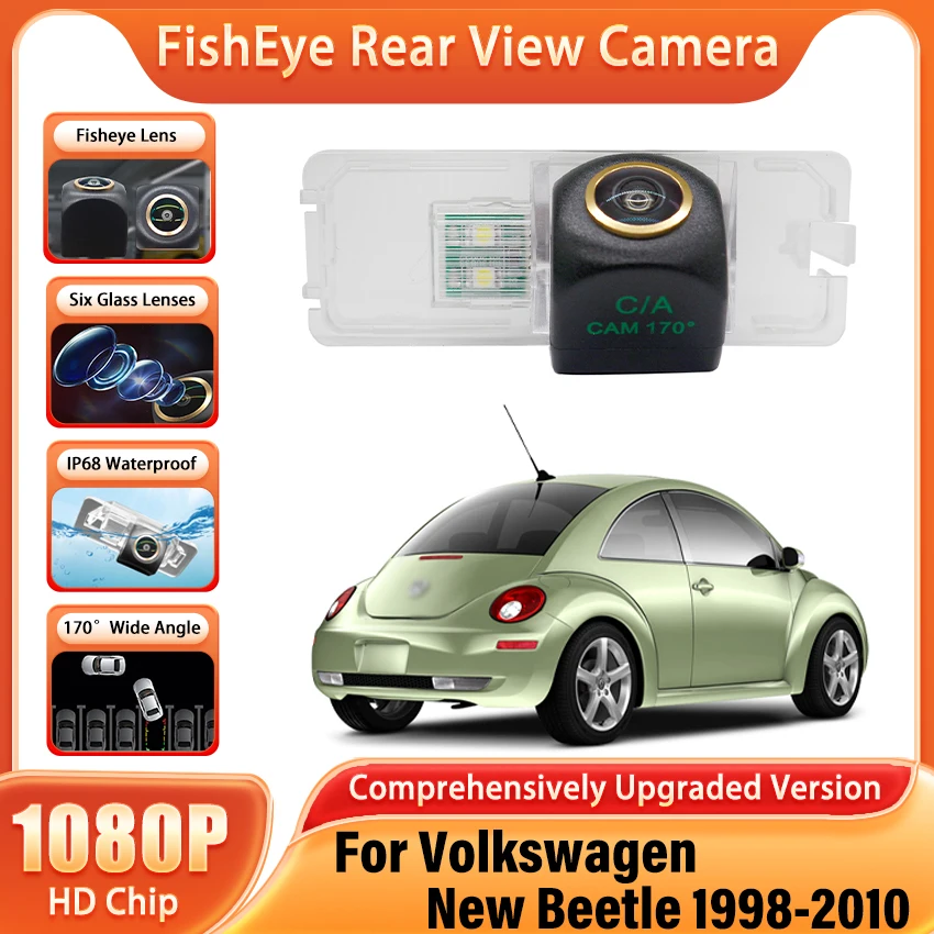 

Для VW для Volkswagen Scirocco Passat CC Phaeton Golf 4 5 6 MK4 MK5 MK6 Eos Polo Beetle Lupo Leon 170 ° Камера заднего парковки HD