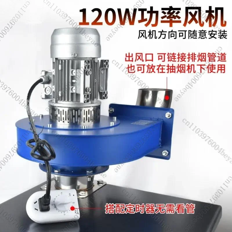 Carbon stove Commercial barbecue shop Indoor water tank Clean ash Carbon stove Thickened double door charcoal dispenser