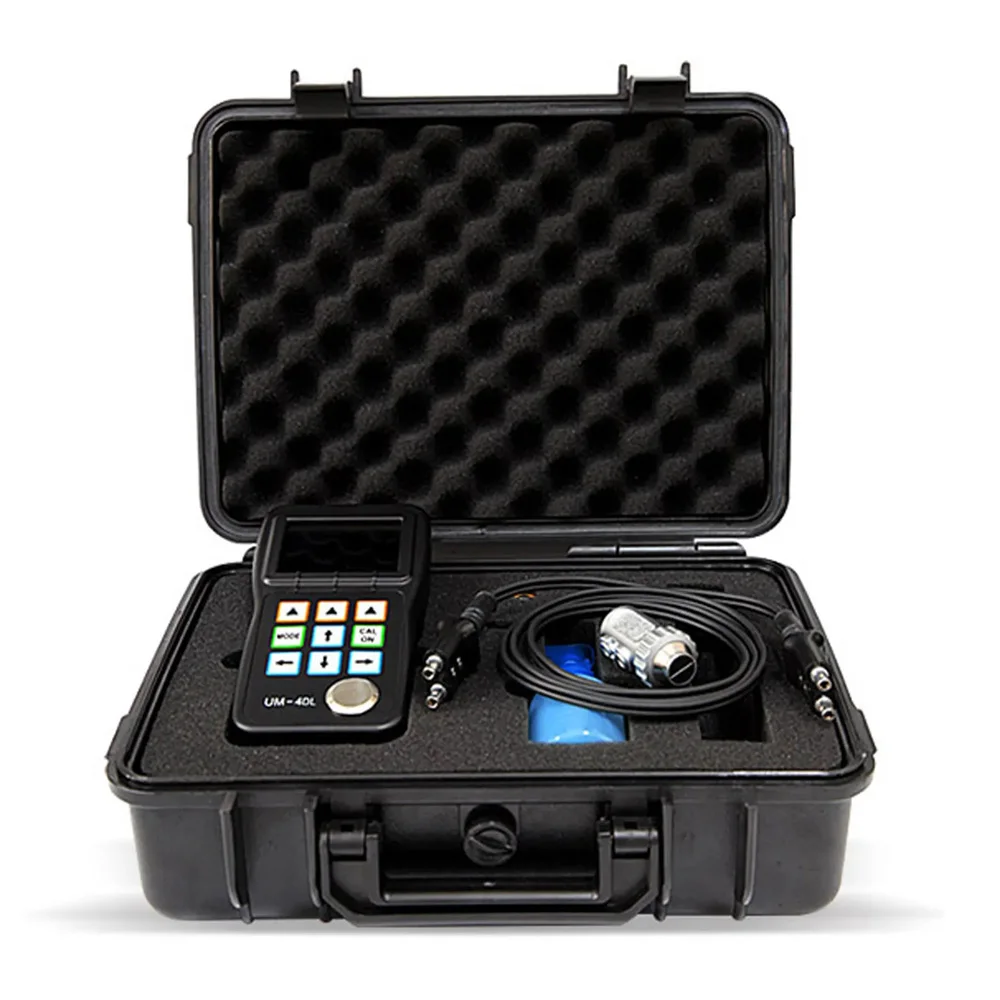 UM-4D Portable Ultrasonic Thickness Gauge With Penetrating Coating Technology Measuring Range 0.60-508mm Color Screen a Scan