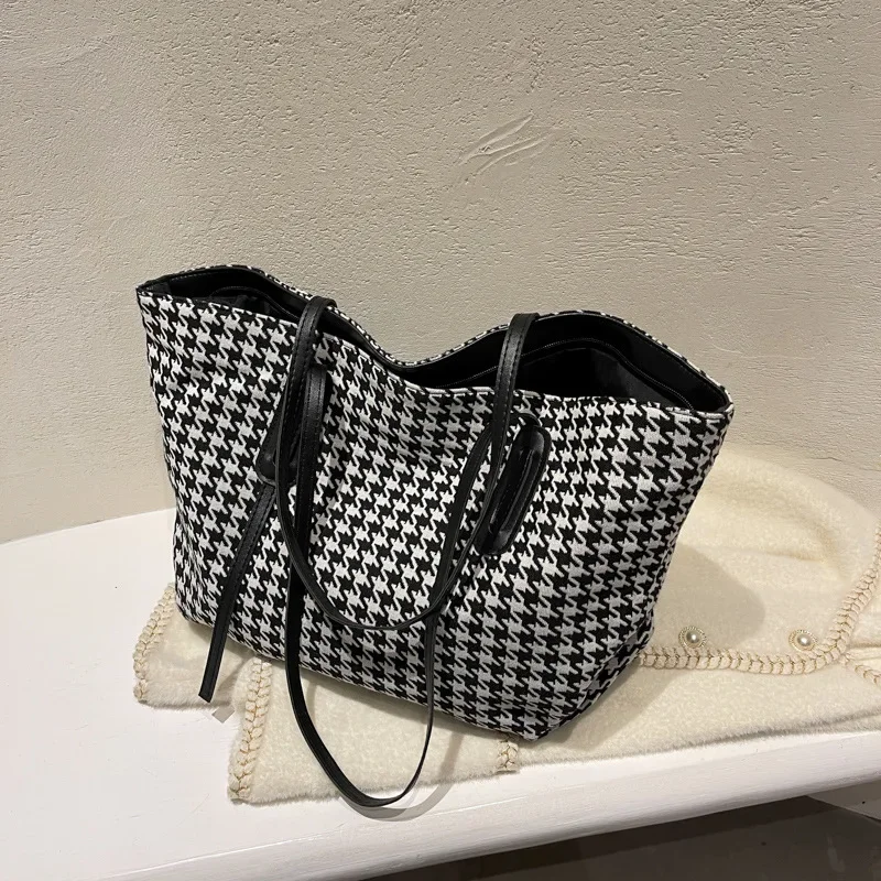 Retro Thousand Birds Large Bag Fashion Casual Large Capacity Shoulder Tote Bag