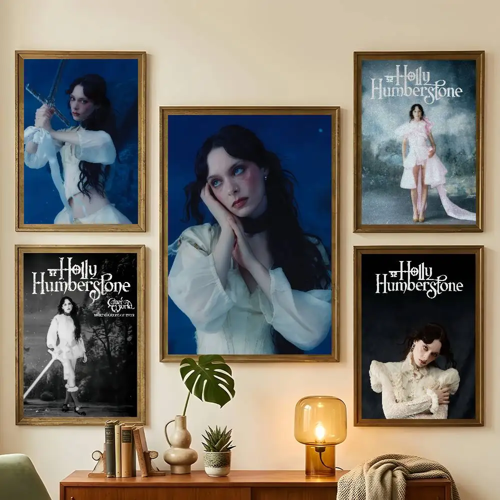 Singer H-Holly Humberstone Cruel World Poster For Bedroom Gamer Room Decor Restaurant Wall Trendy Aesthetic Gift