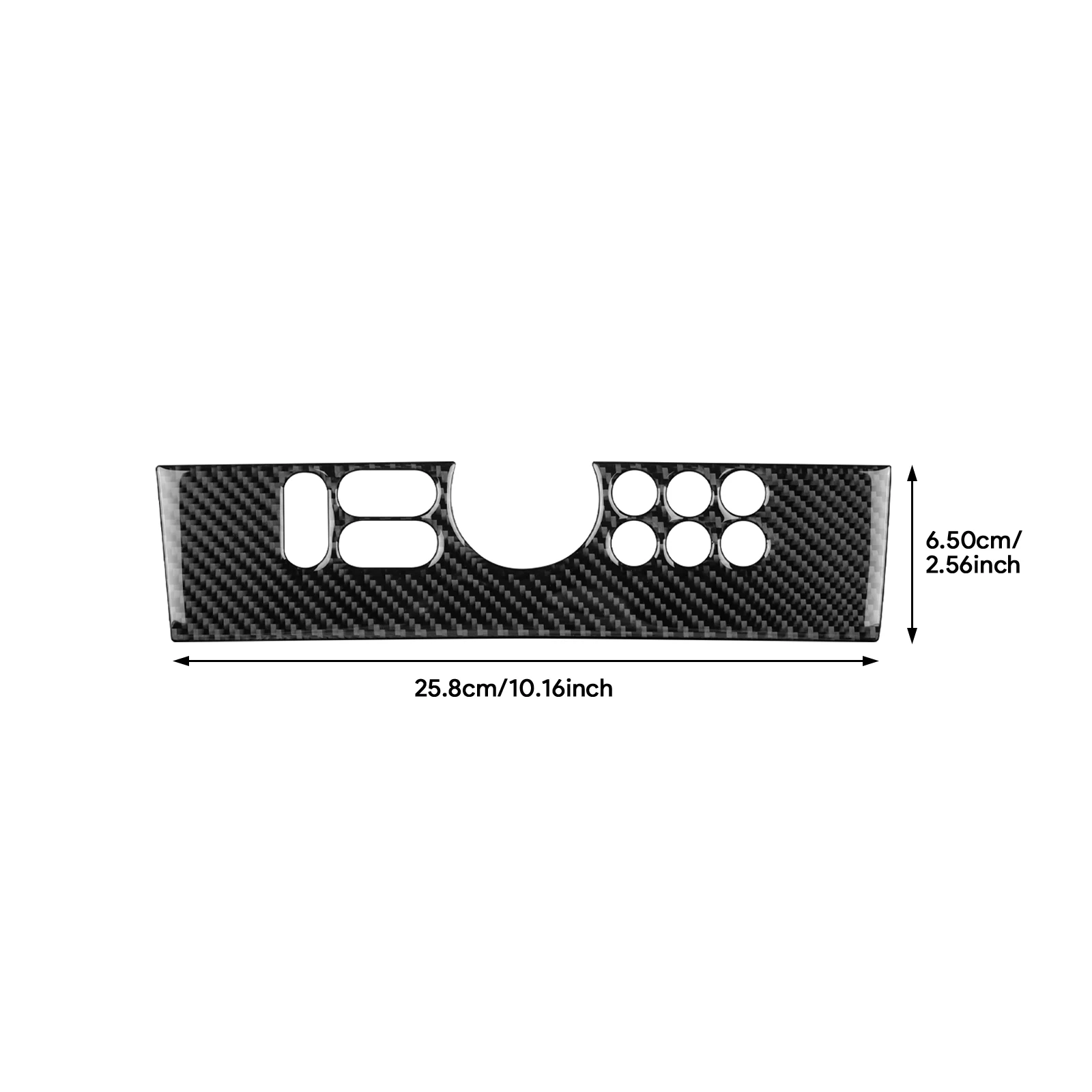 Carbon Fiber Center Console CD Player Frame Trim For Suzuki Swift Sport 2005-2010 Dashboard Interior Sticker Car Accessories