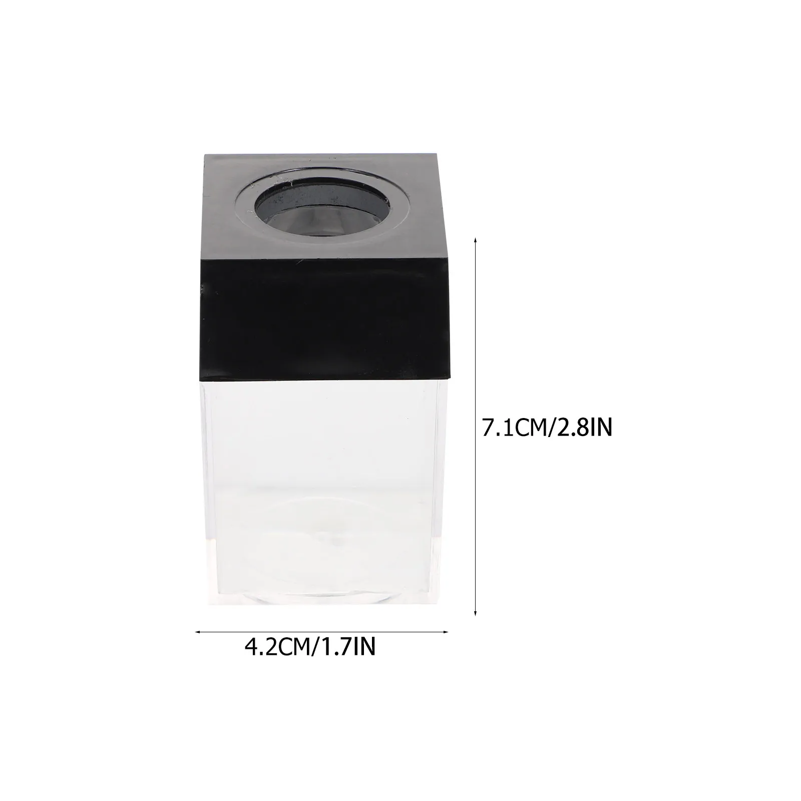 2Pcs Paper Clip Containers Creative Desk Organizers Suitable for Paperclips Binder Clips Memory Cards and Small