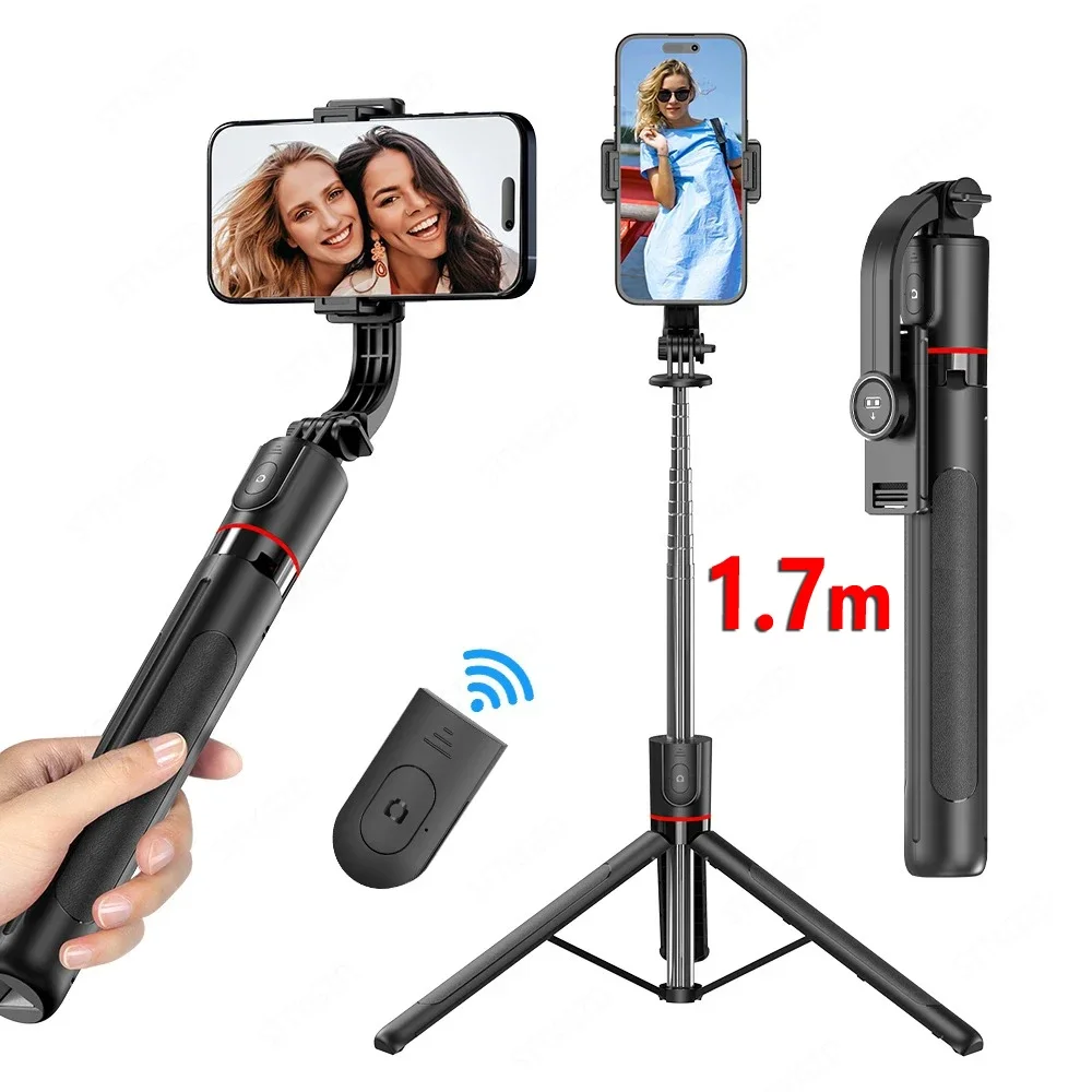 Selfie Stick 1.7 Meter Ultra Long Stretch Portable Phone Holder Bluetooth Remote With Fill light Tripod Stand For Live Broadcas