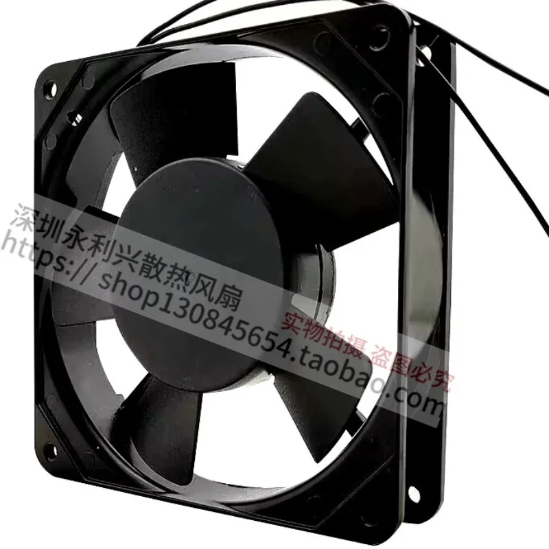12CM Axial Cooling Fan 220V 0.10A 18W High Performance Ventilation Fan for Electrical Cabinets Durable Low Noise Industrial Cool