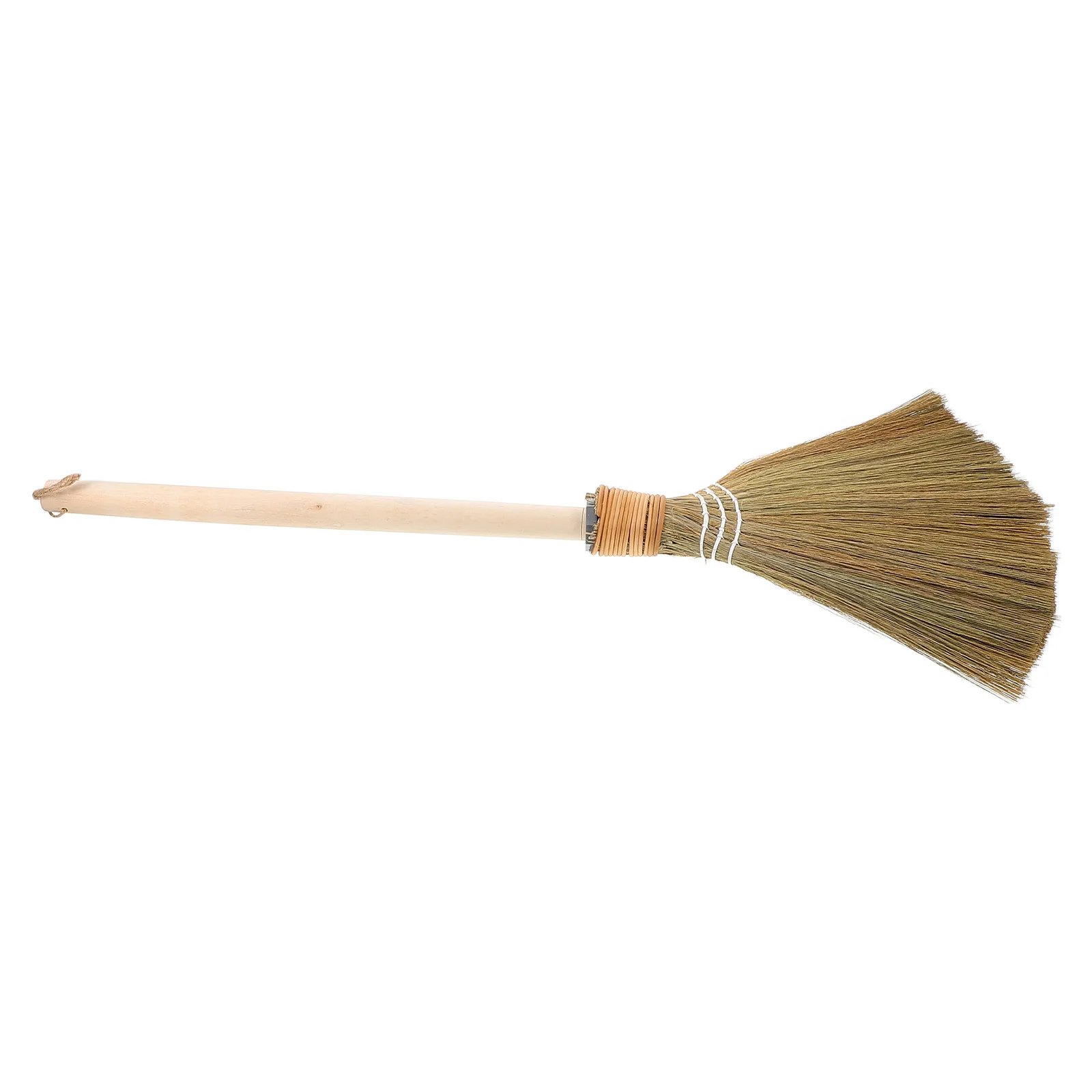 Straw Bamboo Broom Toddler Whisk Asian Brooms for Sweeping Indoor Corn with Wood Handle Cleaning Brushes Household