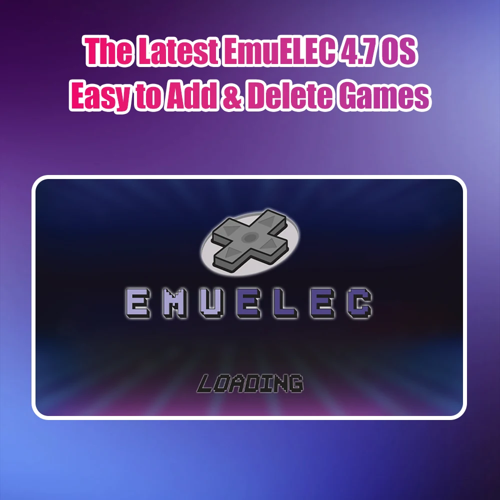 JMachen جديد M25 وحدة تحكم بجهاز لعب محمول EmuELEC 4.7 OS مشغل ألعاب فيديو مع 21000+ ألعاب 26 محاكي لـ PS1/PSP/MAME/N64/SNES