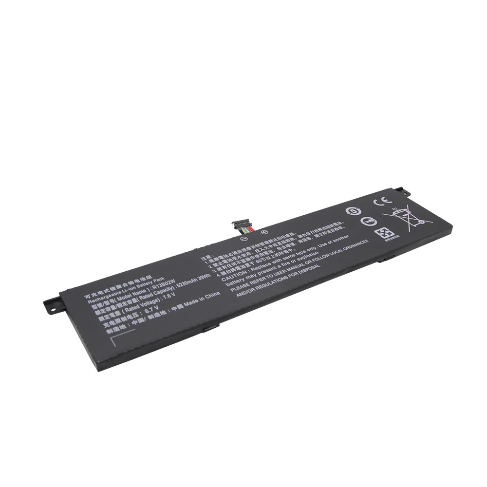 R13B02W 7,6 V 5230mAh 39Wh R13B01W Laptop Batterie Für Xiaomi Mi Air 13 13.3 \