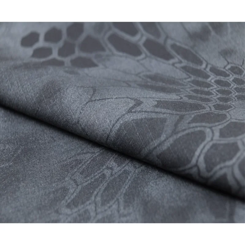 American Black Green Desert Python Camouflage Polyester Cotton Fabric Ripstop Cloth Tactical Garment DIY