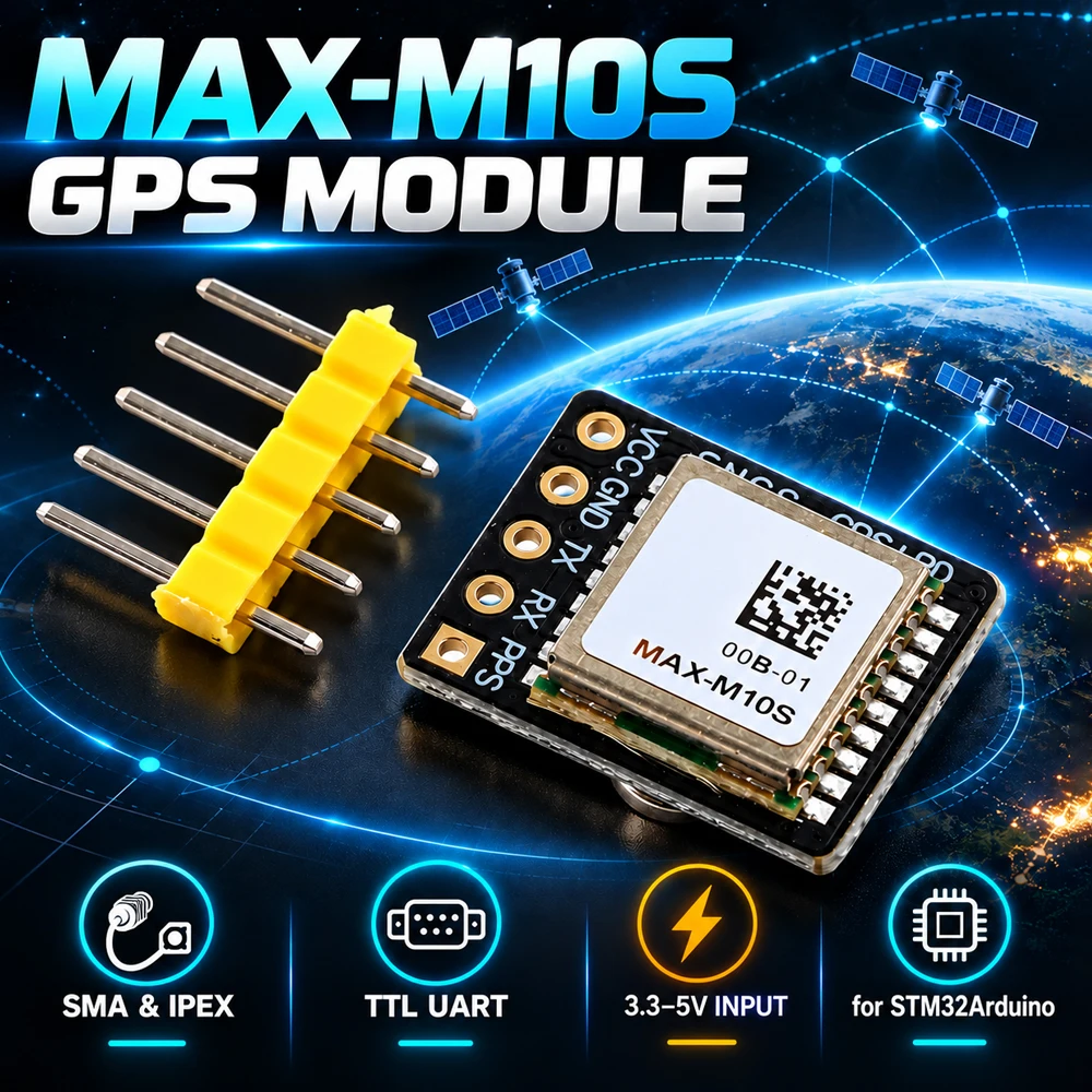 GPS Positioning Dual-Mode Satellite MAX-M10S Module Microcontroller STM32 ARDUINO