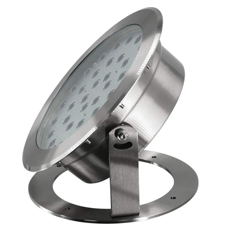 304 Stainless Steel 24V 4W RGBW 4-in-1 DMX512 Control Floating IP68 Waterproof Super Bright Dimmable Pool LED Underwater Lights