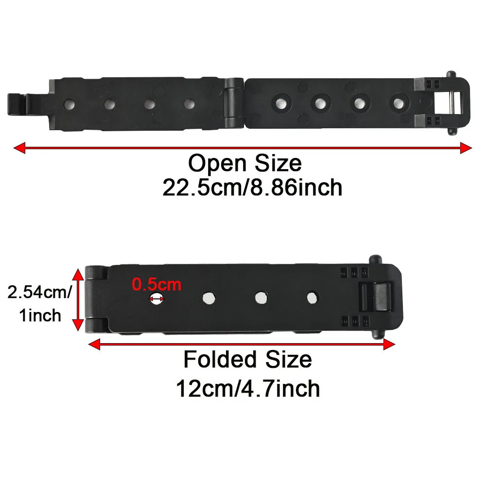 1PCS Molle-Lok Attachment Clip Scabbard K Sheath Waist Clip KYDEX Molle Quick Locking With Screws For Knife Sheaths,Holsters