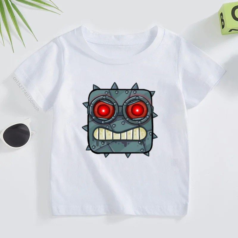 Kids Funny T-shirts Boys Girls Gift Game Shop Red Ball 4 Cartoon Print Tshirts Children\'S Casual Short Sleeve Hip Hop Tops