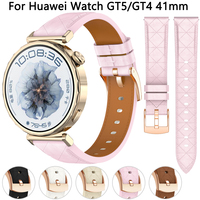 18mm Synthetic Leather For Huawei Watch GT 5 4 GT5/GT4 41mm Strap Bracelet For Huawei GT5 Pro 42mm Smart Watch Band Replacement
