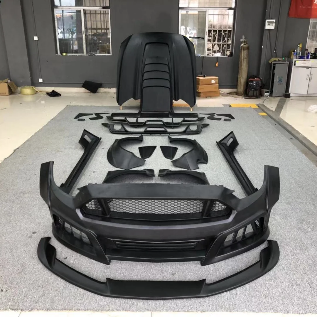 

Bodykit for Ford Mustang FRP MaterIal Upgraded to Robot Style Wide BodyKit 2015-2017