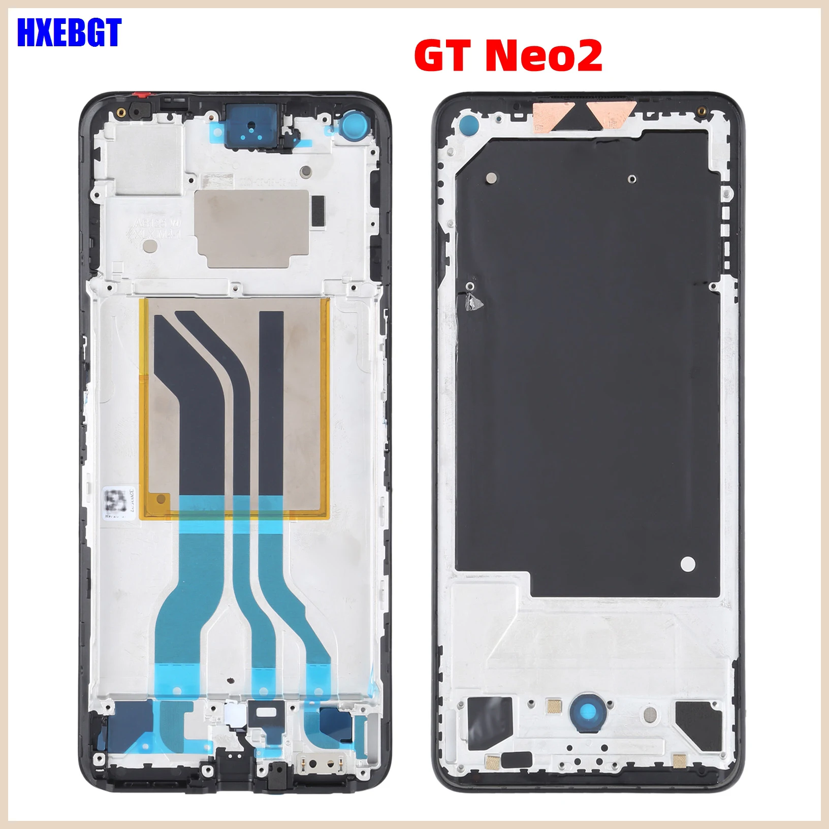 New For Realme GT Neo 2 Neo2 LCD Front Frame Housing Middle Frame Bezel Plate  Smartphone Repair Parts