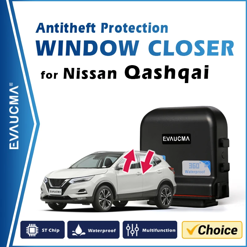 

For Nissan Qashqai J10 J11 Car Antitheft Protection Window Closer Lifter Kit Auto Power Window Close System Alarm Accessories