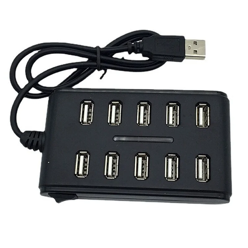 10 Port High Speed Extension Cable USB 2.0 Hub Adapter for Laptop PCB Interface Device