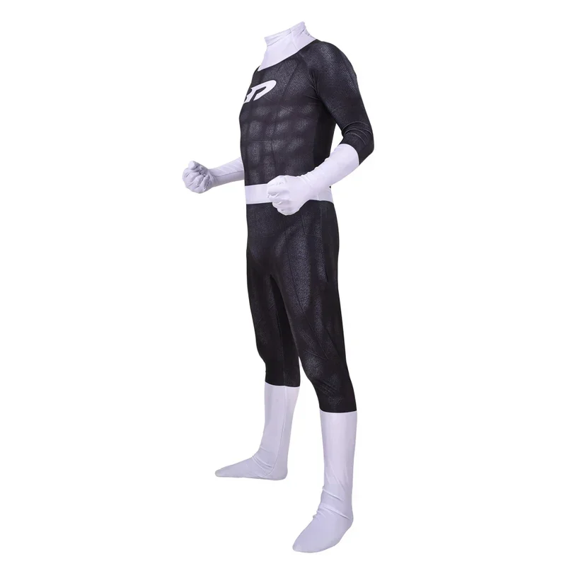 SN88 ผู้ใหญ่เด็ก Danny Phantom ชุดคอสเพลย์ 3D พิมพ์ Superhero Daniel Danny Fenton Zentai บอดี้สูทฮาโลวีน * # 2@5