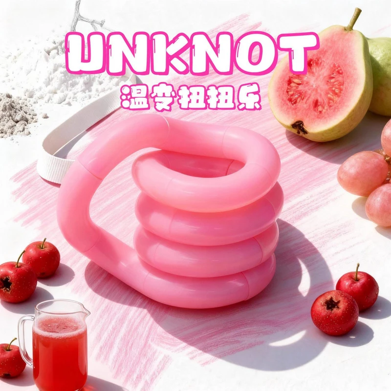 

Niuniu Le temperature-changing tango decompression versatile twist toy, heat-sensitive color-changing silent toy