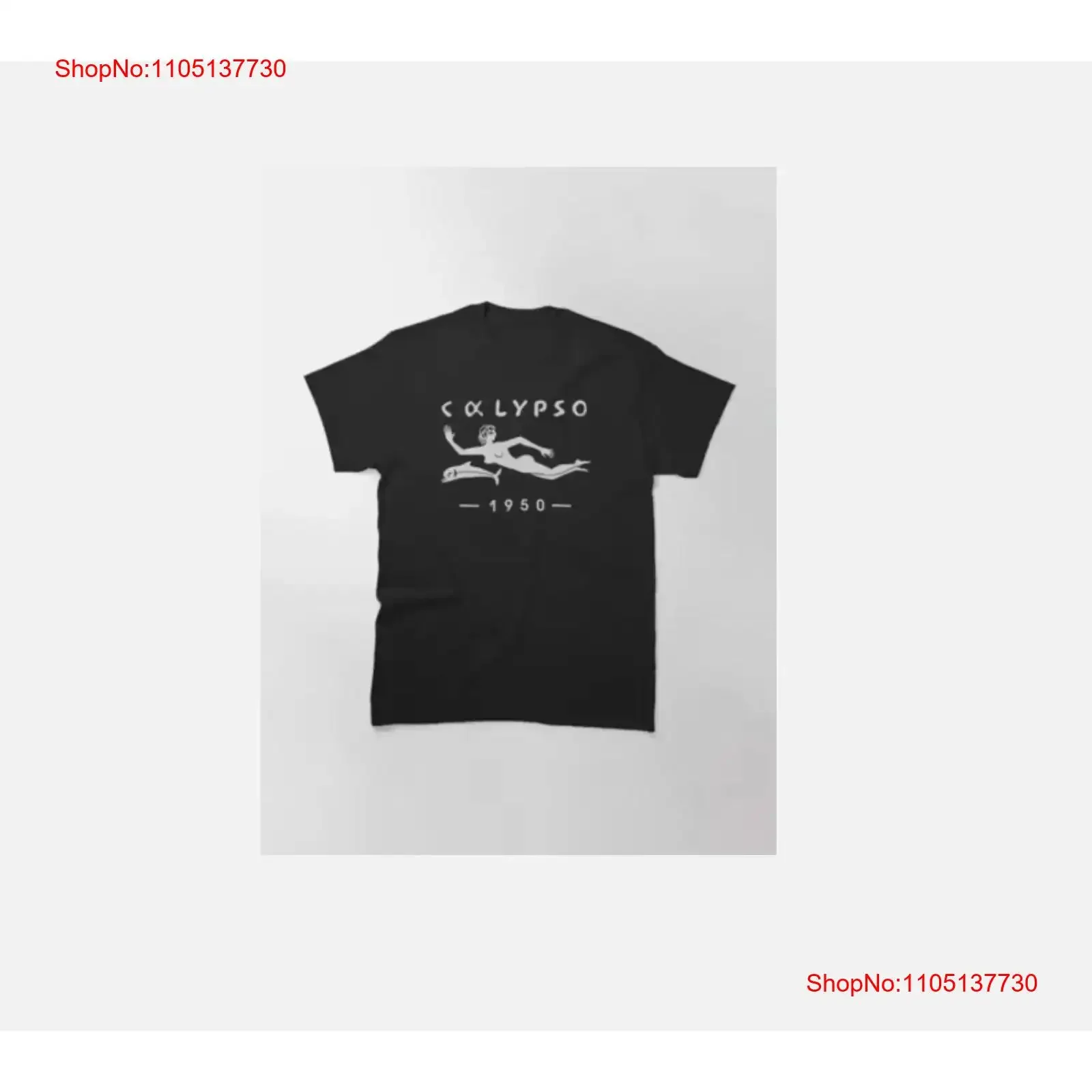 Nueva camiseta RV Calypso Jacques Yves Cousteau S 5XL vintage lavada estirada suave elegante transpirable streetwear homme