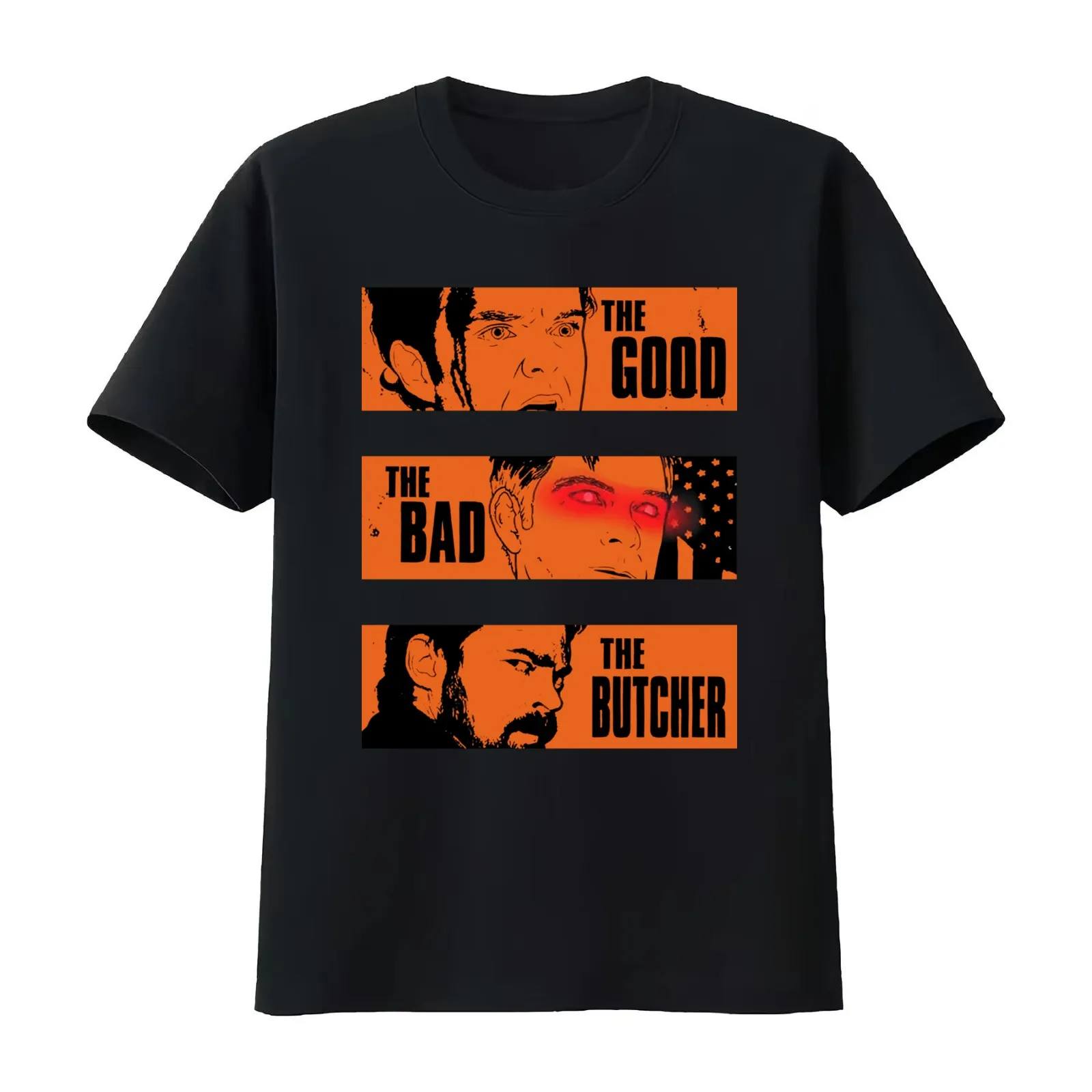 The Boys The Good The Bad Butcher Essential T-Shirt Summer Casual Cotton Tee Oversized Streetwear Tops Unisex Men Women