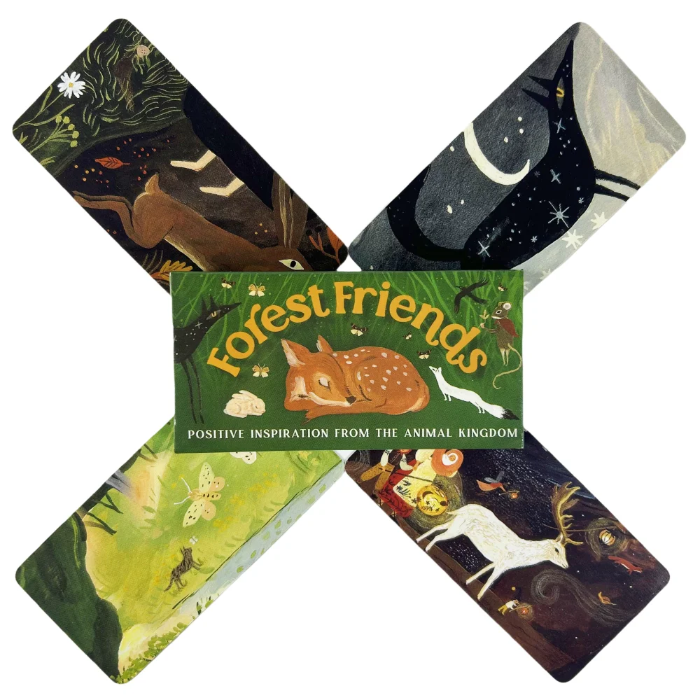 

Forest Friends Oracle Cards 40 Mini Delightful Tarot Game Deck Positive Inspiration From The Animal Kingdom Wisdom Edition