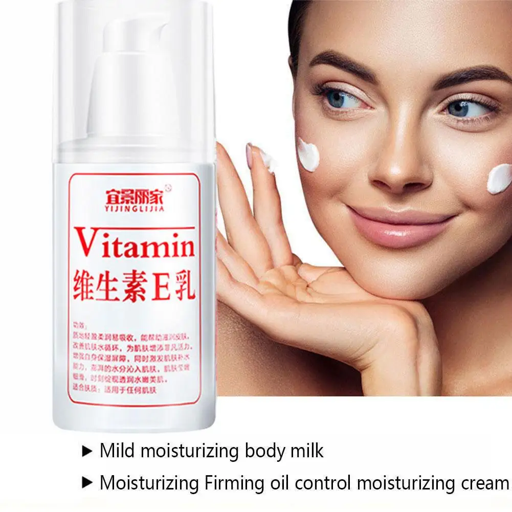 

VitaminE Milk Moisturizing Hydrating Rejuvenation Delicate Smooth Face Care Skin Body Control Oil Skin Firming Anti-Aging B A1U2