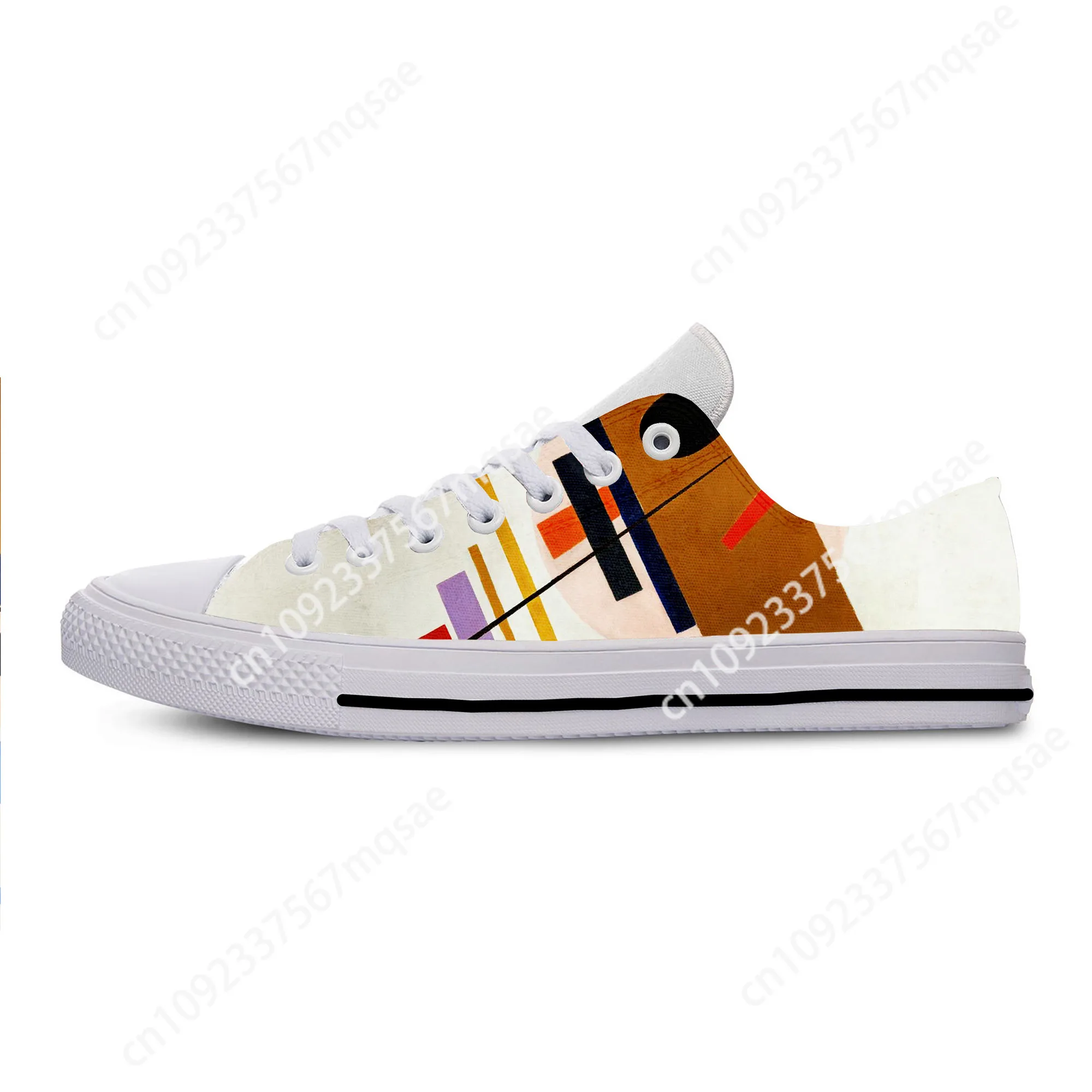 

Hot High Quality Art Print Kazimir Malevich Men Women Summer Causal Flats Shoes Fashionable Sneakers High Top Latest Board Shoes