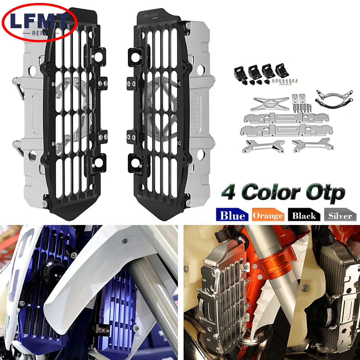 

2024 NEW Motocross Radiator Grill Guard Protector Cover For KTM 2024 EXC 250 300 Six Days For Husqvarna TE FE 250 300 350