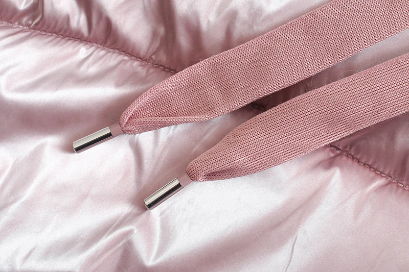 DEEABAE 여성 겨울 자켓 패션 따뜻한 후드 짧은 코튼 코트 달콤하고 귀여운 기질 코트