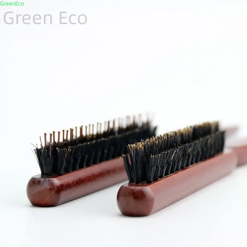 TJavier-Brosses à cheveux en poils de sanglier pour salon professionnel, peigne à ligne fine en bois, extension de brosse à cheveux, outils de