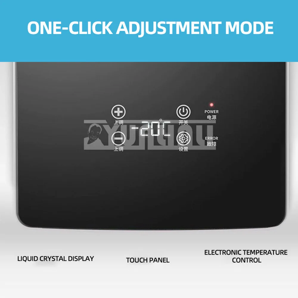 ثلاجة سيارة صغيرة سعة 19 لتر، ثلاجة تخزين كهربائية محمولة من Nevera Cosmeticos للمنزل وثلاجة السيارة