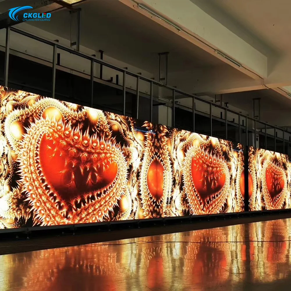 CKGLED High Quality P3.91 Indoor Rental Led Screen 3840Hz Led Church Screen Led Banner Display