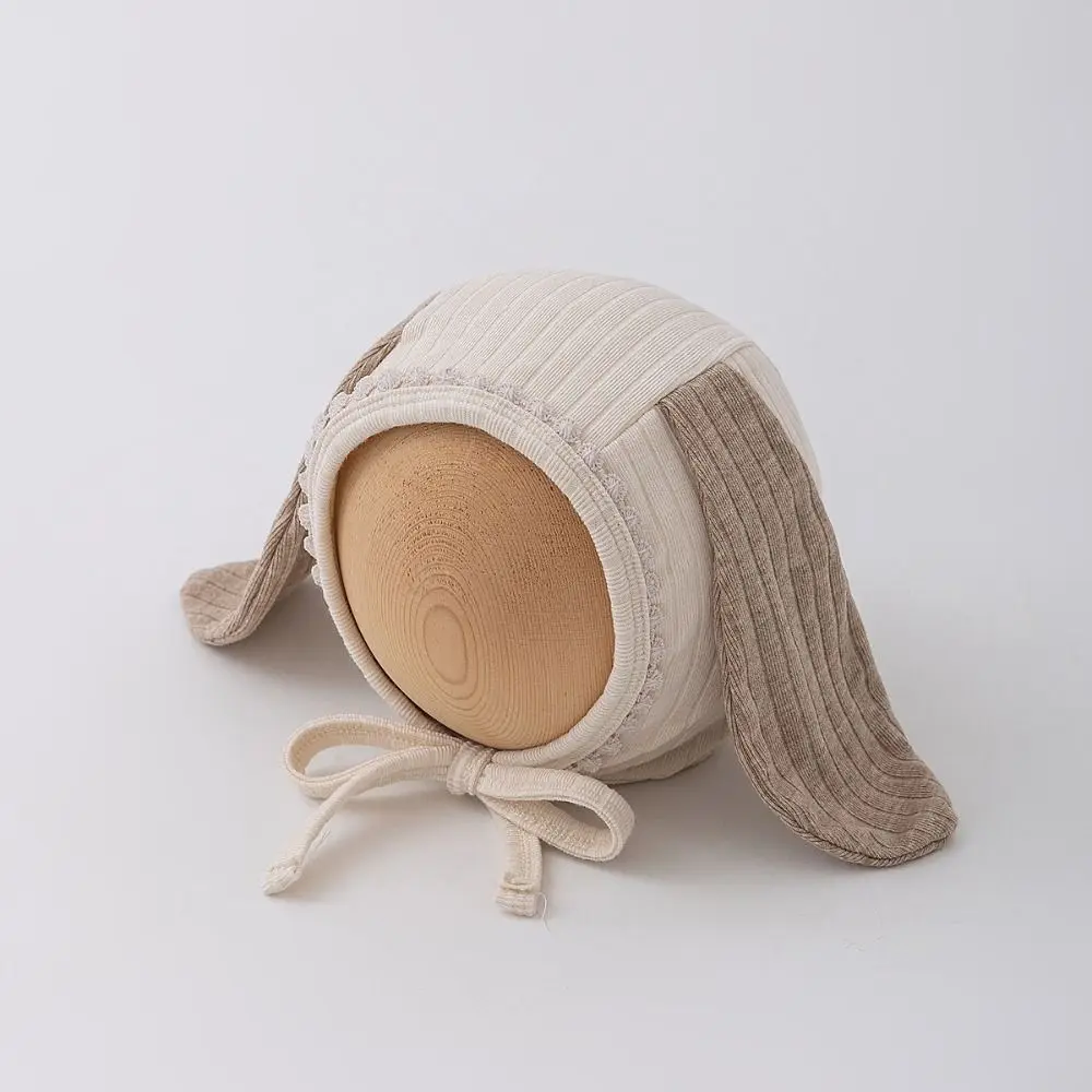 أزياء لطيف الطفل حماية الأذن القبعات الحلو طويل الأذن الطفل الجنين قبعة تنفس لينة الدافئة الاطفال القبعات طفل #4