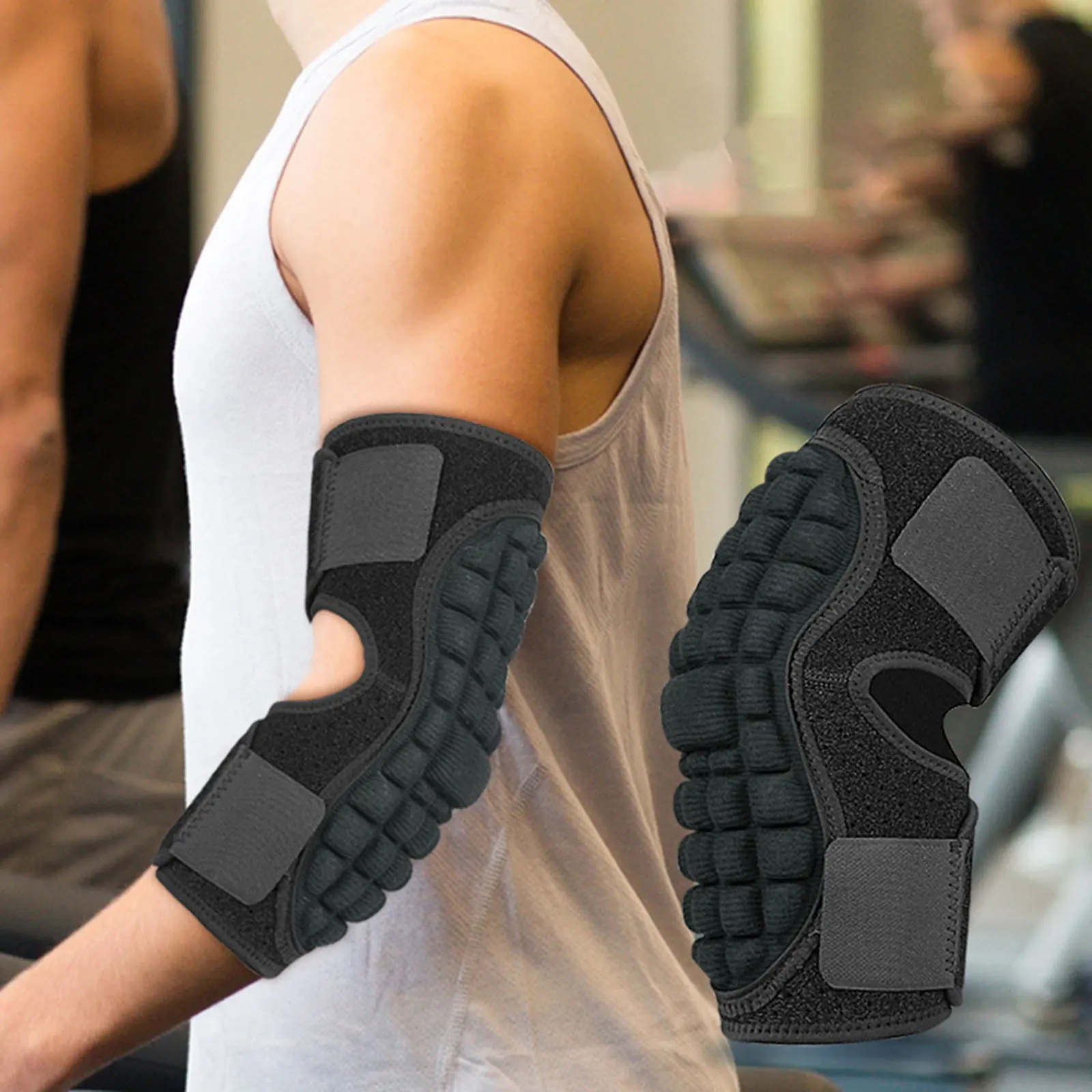 Elastic Elbow Support Arm Sport Safety Support Elbow Protection Elbow Protection Pad for Skating Baseball Bike Sport