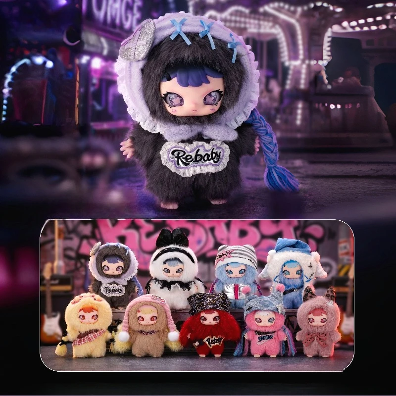 rebaby-teenage-era-400-series-blind-box-rebaby-anime-figure-mystery box-cute-anime-doll-collect-room-decor-toys-surprise-gift