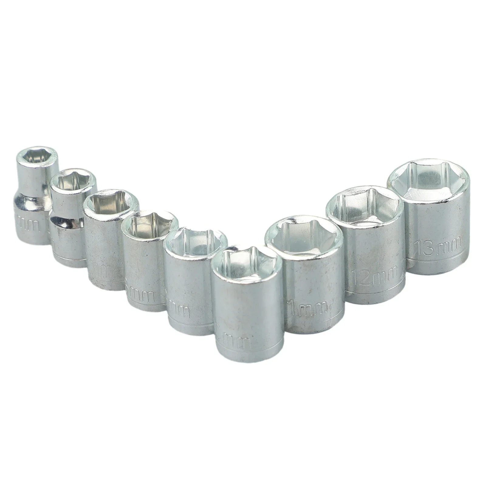 9 pz 1/4 Pollici Drive In Acciaio Al Carbonio Prese Esagonali Strumenti di Riparazione Utensili A Mano Accessori Strumento di Rimozione Dado Per Chiave A Cricchetto trapano elettrico