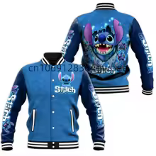 Disney Stitch Baseball Jacket