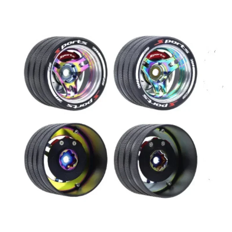 

Rc Remote Control Metal Handwheel For SANWA/FUTABA/NB4/7PX/X9 Steering Wheel