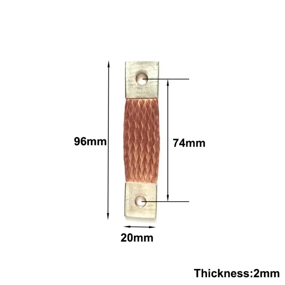 New 300Ah Battery Cells Connector 74mm Pitch Screw 6 Copper Connecter Flexible Busbar