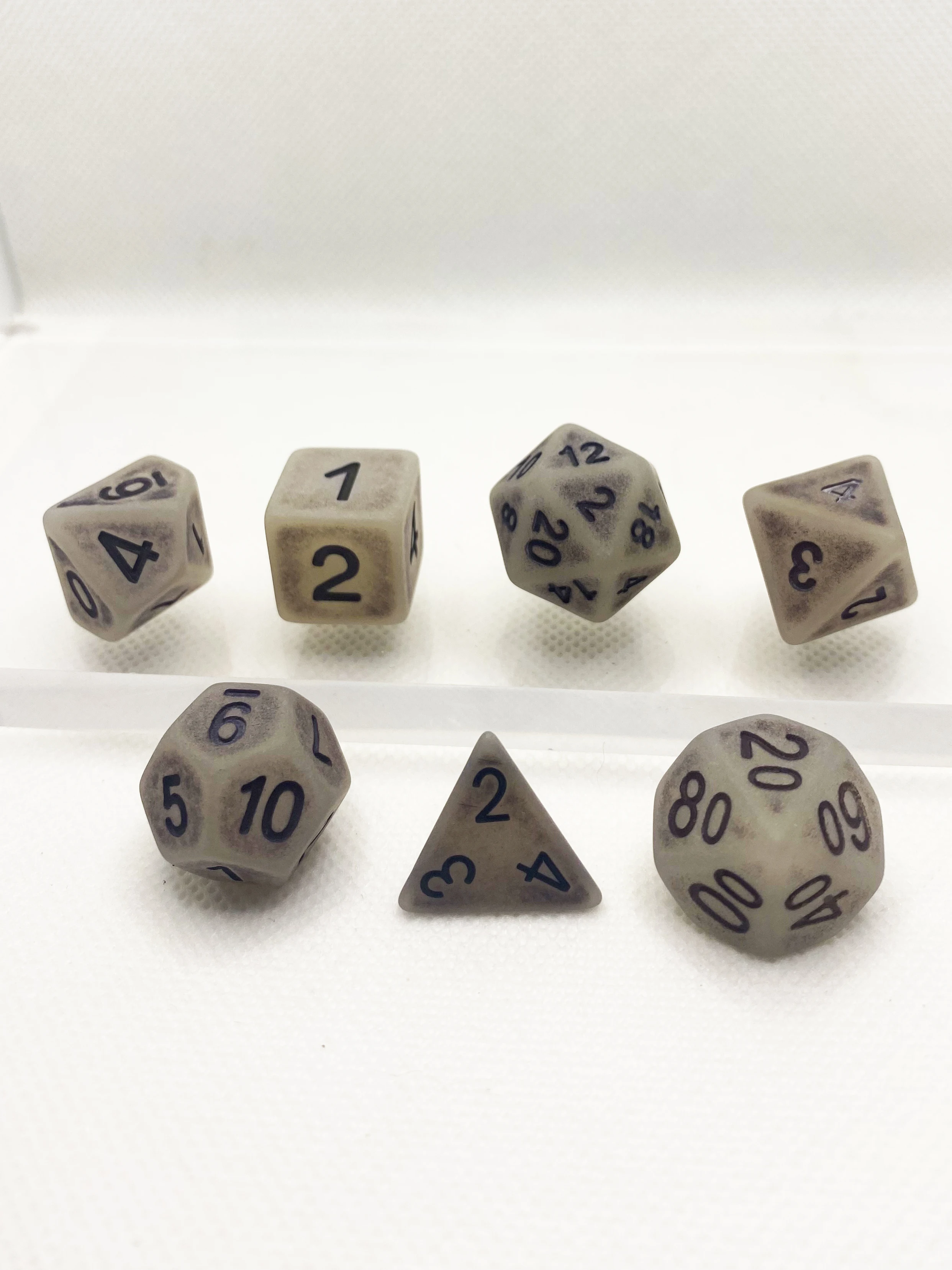 نرد مضيء للعب ، نرد عتيق ، ضوء ليلي ، نرد قديم ، يتوهج في الظلام ، نرد مخصص من المصنع #3