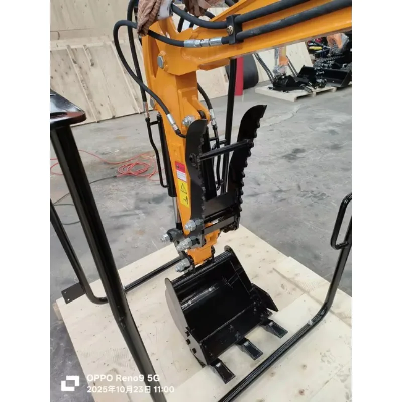 Accessoires d'excavatrice de pièces de fixation d'excavatrice de seau de mini pelle