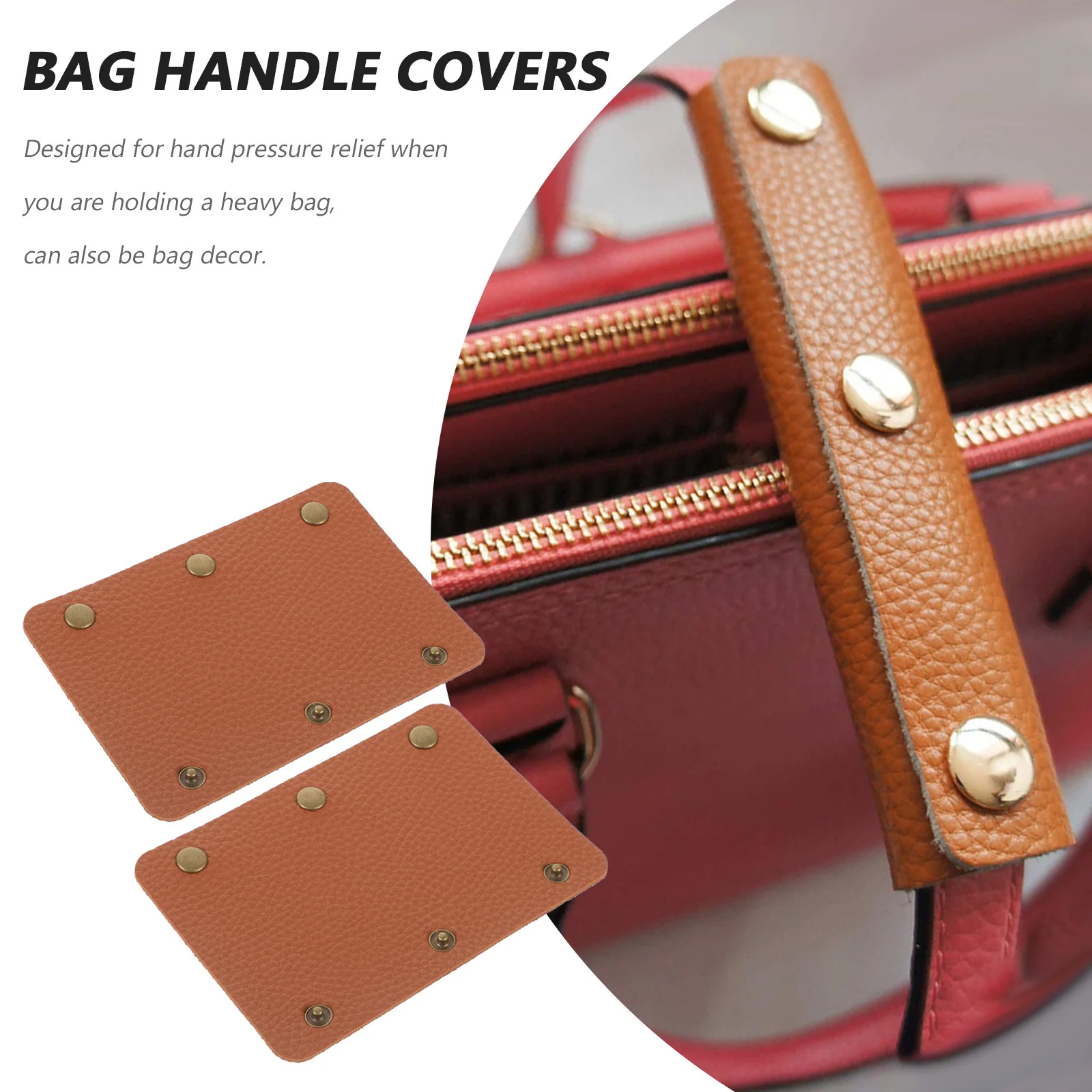 2 قطعة أغطية مقبض الأمتعة بولي Soft قبضة لينة تخفيف الضغط حقيبة مقبض يلتف كم لحقيبة حمل حزام الكتف