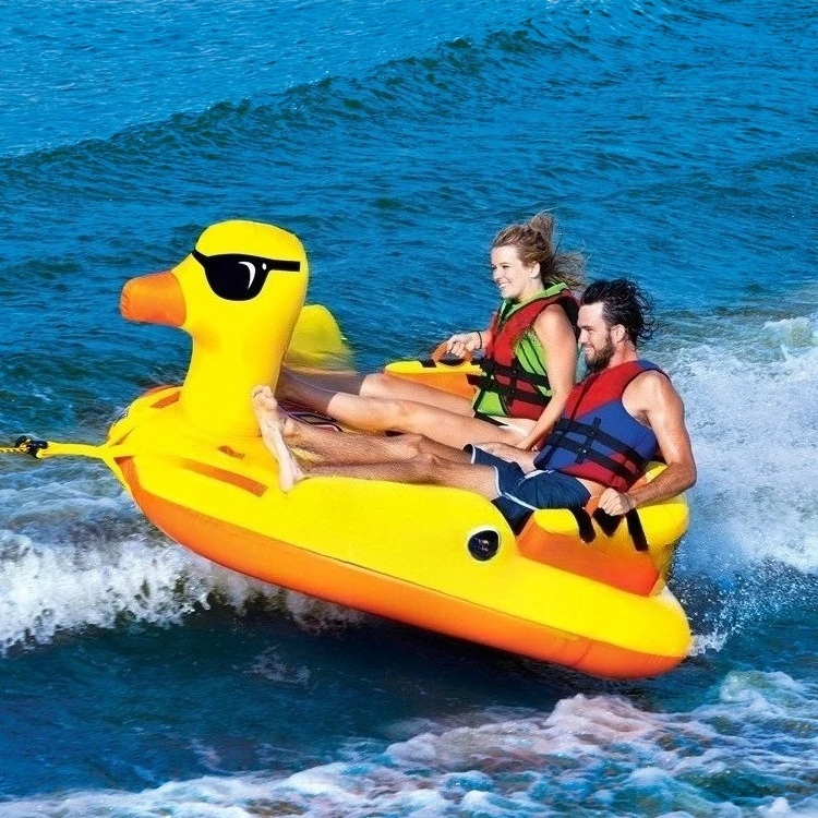 Canapé gonflable d'eau, lanchaud à moteur, remorquage d'eau, anneau de remorquage gonflable, jouets d'eau